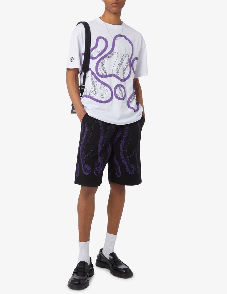 rinascente Octopus Stained short trousers 