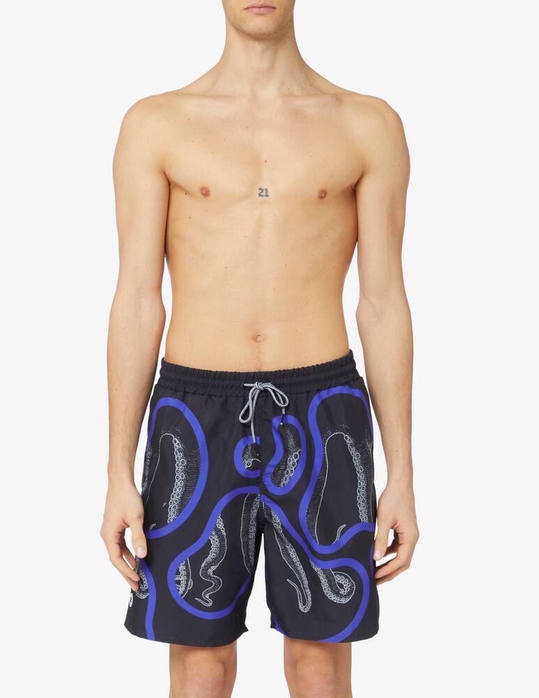 rinascente Octopus Stained short trousers 