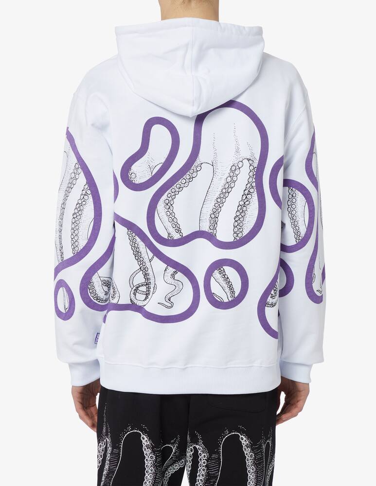 rinascente Octopus Felpa con cappuccio stained 