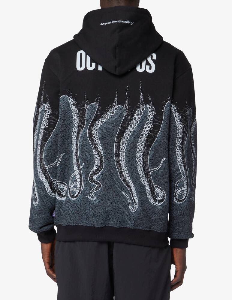 rinascente Octopus Everywhere hoodie - Black
