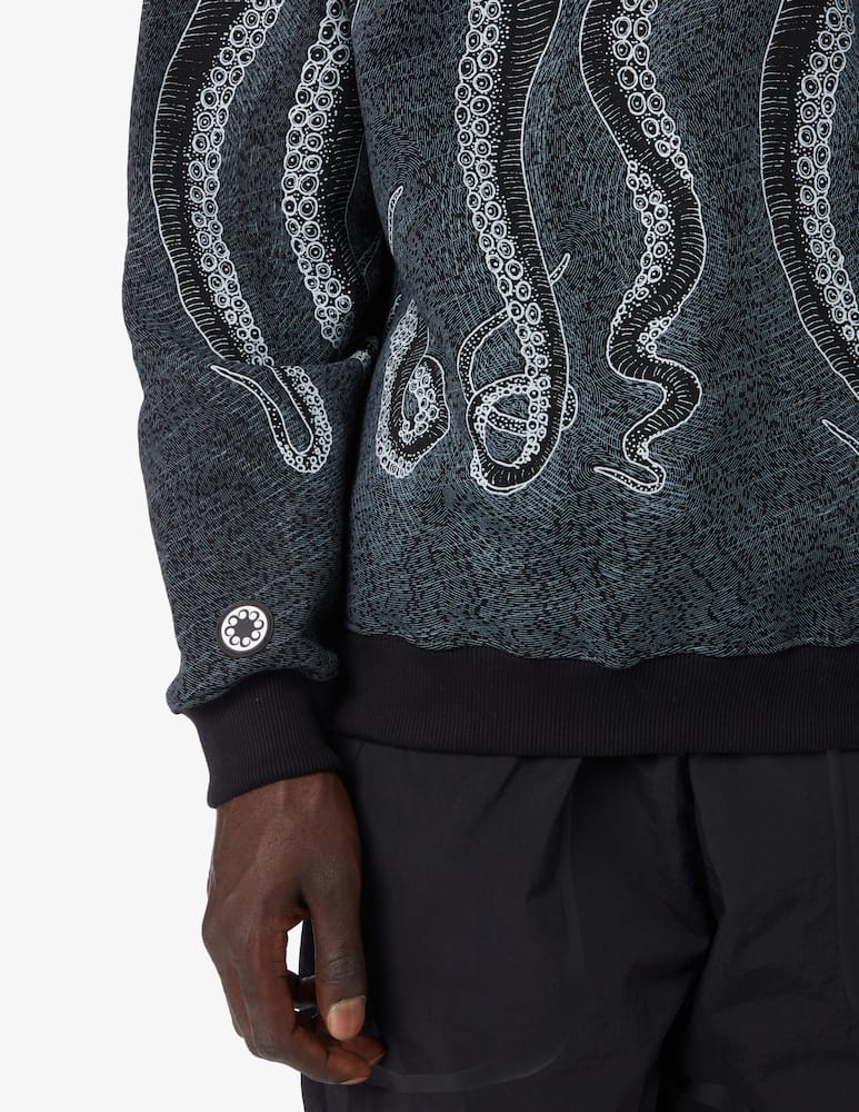 rinascente Octopus Everywhere hoodie - Black