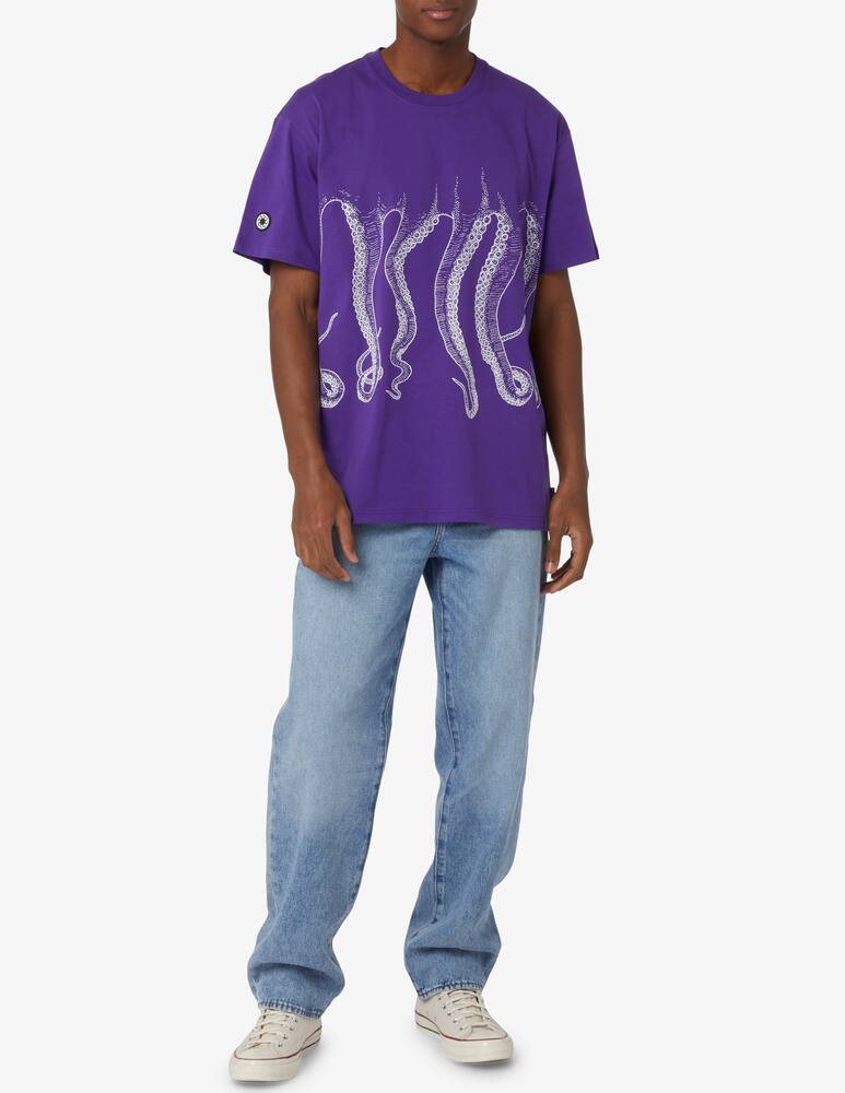 rinascente Octopus Octopus outline t-shirt - Violet
