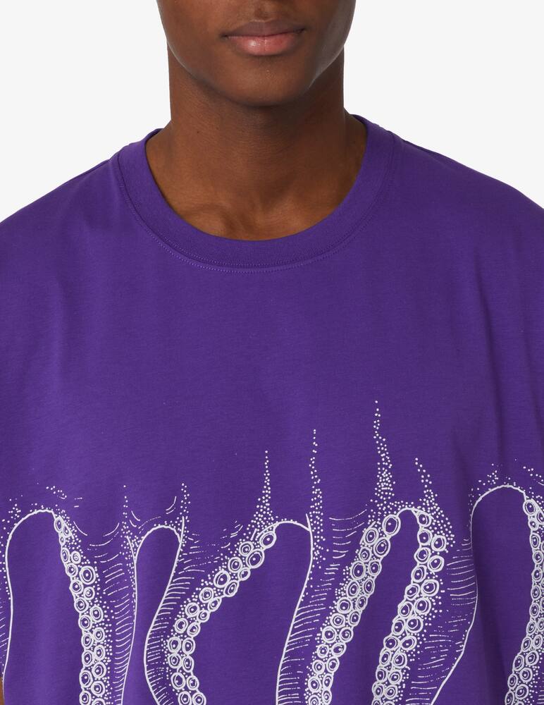 rinascente Octopus Octopus outline t-shirt - Violet