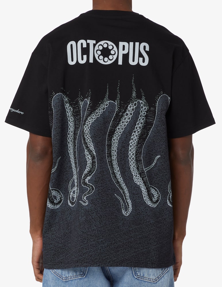 rinascente Octopus Octopus everywhere t-shirt - Black
