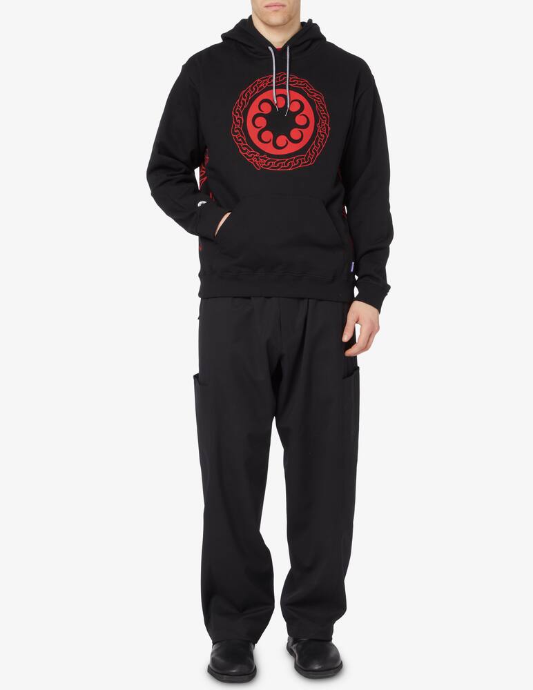 rinascente Octopus Chain logo hoodie