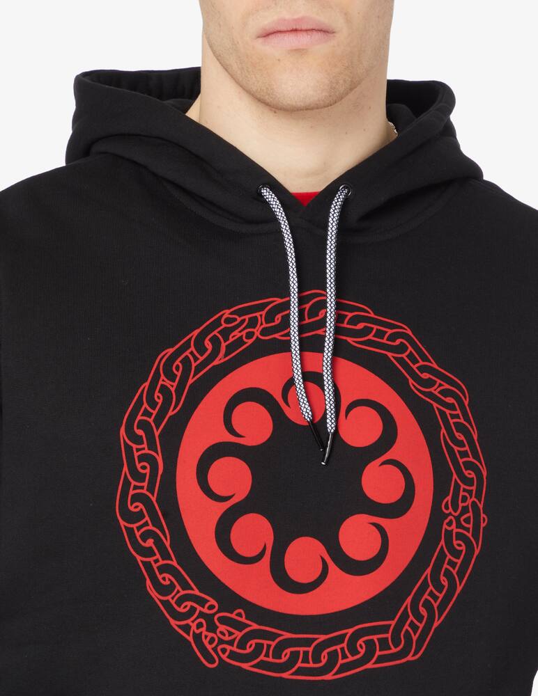 rinascente Octopus Chain logo hoodie