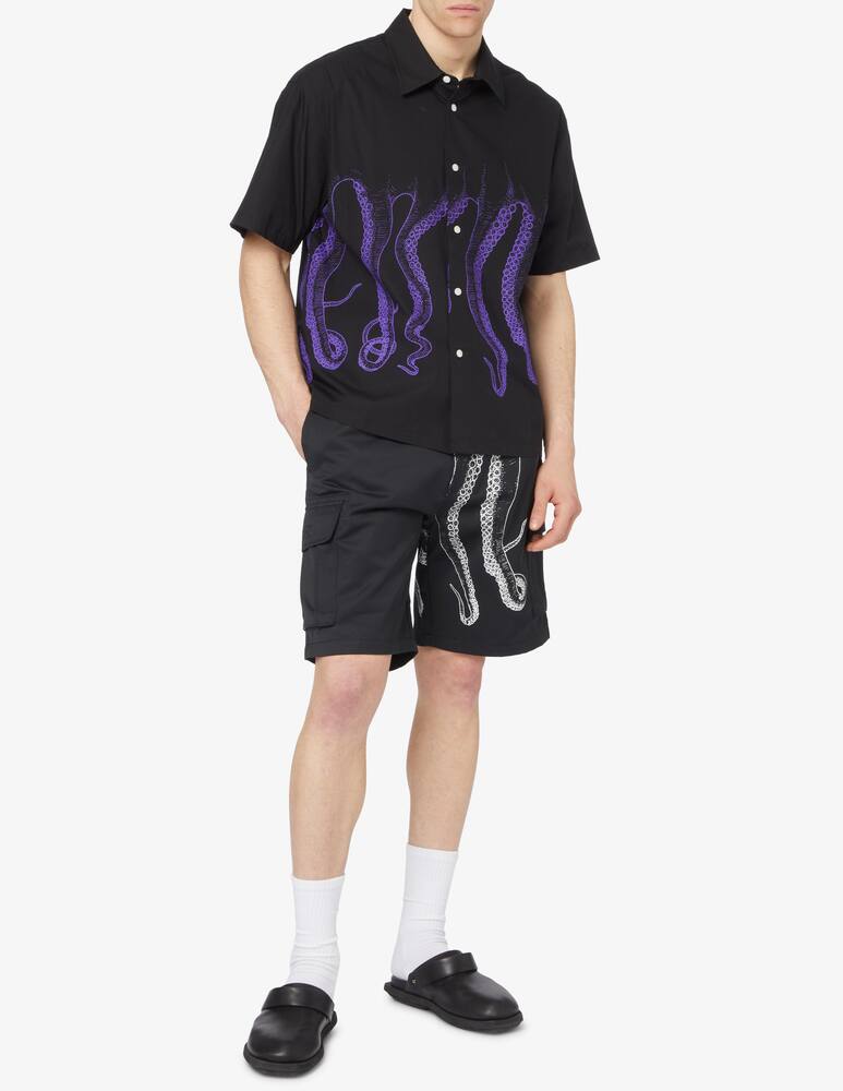 rinascente Octopus Octopus side cargo shorts 