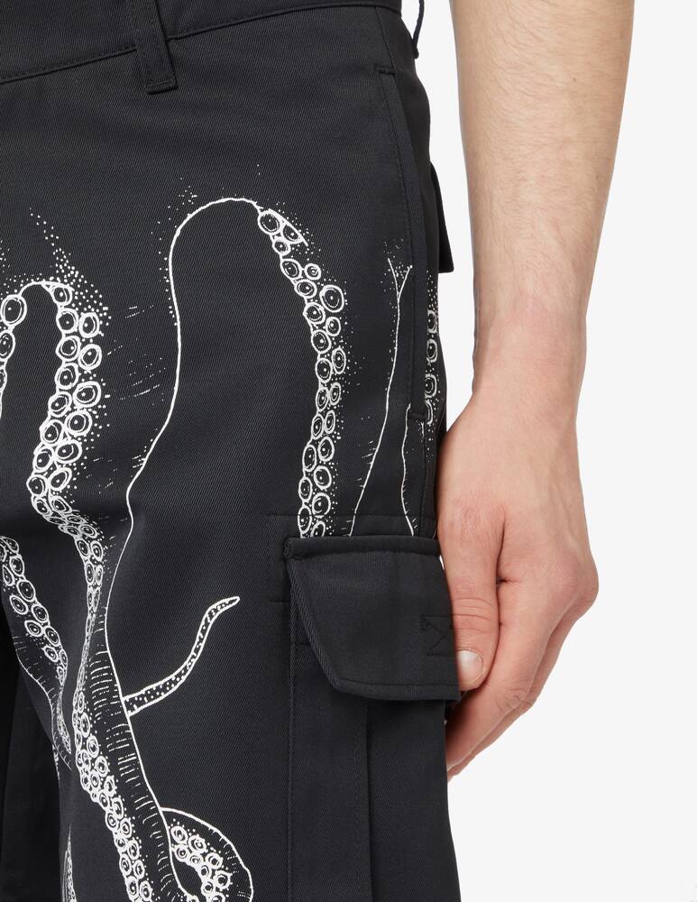 rinascente Octopus Octopus side cargo shorts 