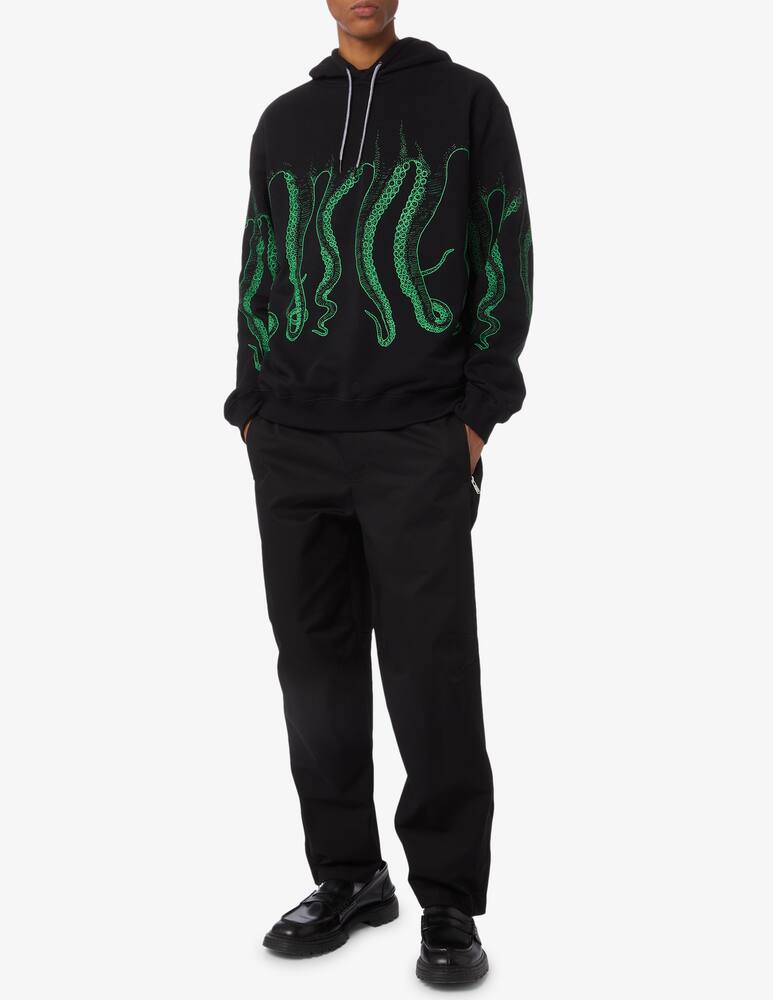 rinascente Octopus Outline hooded sweatshirt 
