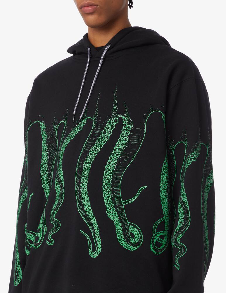 rinascente Octopus Outline hooded sweatshirt 