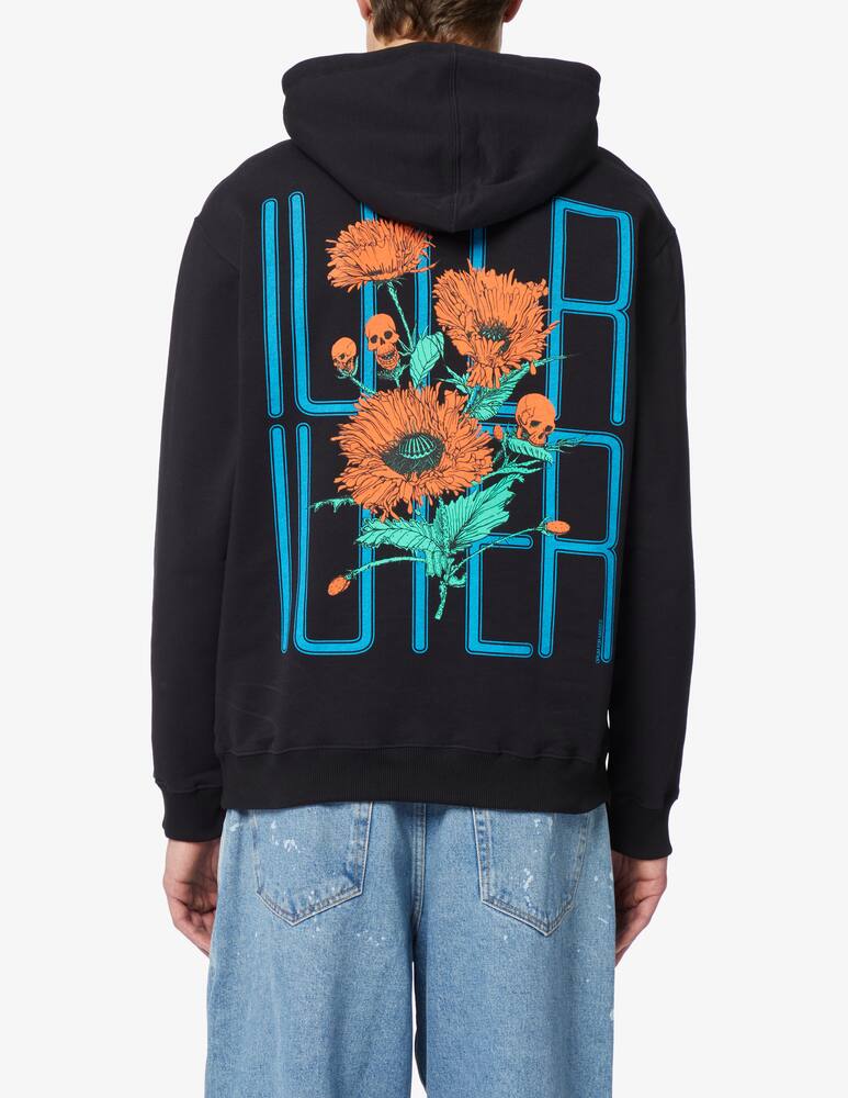 rinascente Iuter Felpa con cappuccio spine skulls