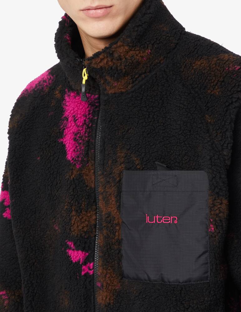 rinascente Iuter Felpa con cerniera tie dye fur