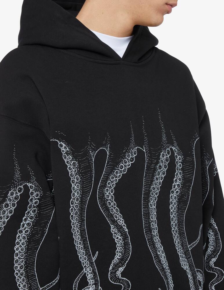 rinascente Octopus Felpa con cappuccio octopus outline