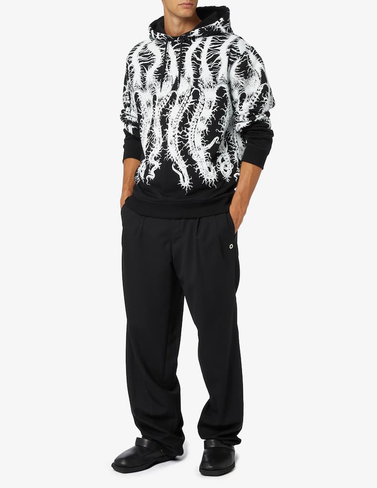 rinascente Octopus Felpa con cappuccio octopus roots