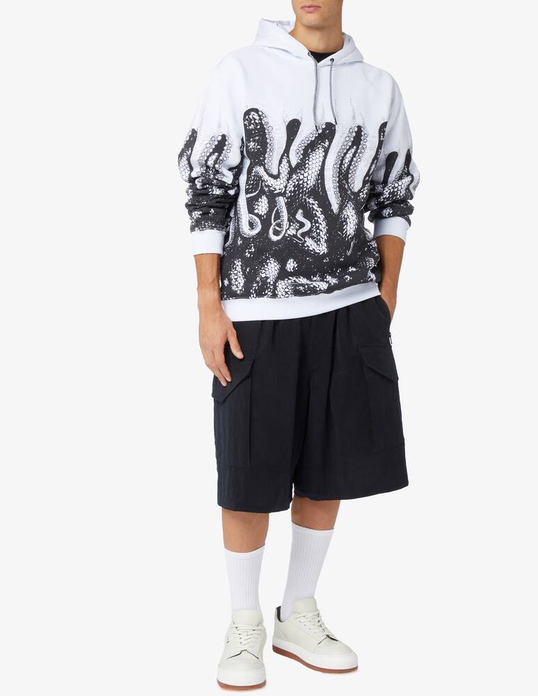 rinascente Octopus Felpa con cappuccio octopus snakes