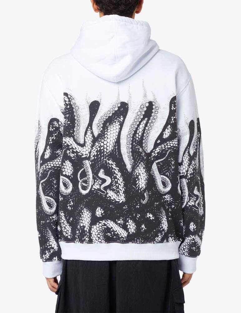 rinascente Octopus Felpa con cappuccio octopus snakes