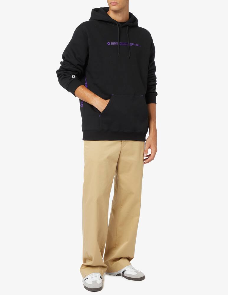 rinascente Octopus Felpa con cappuccio outline logo