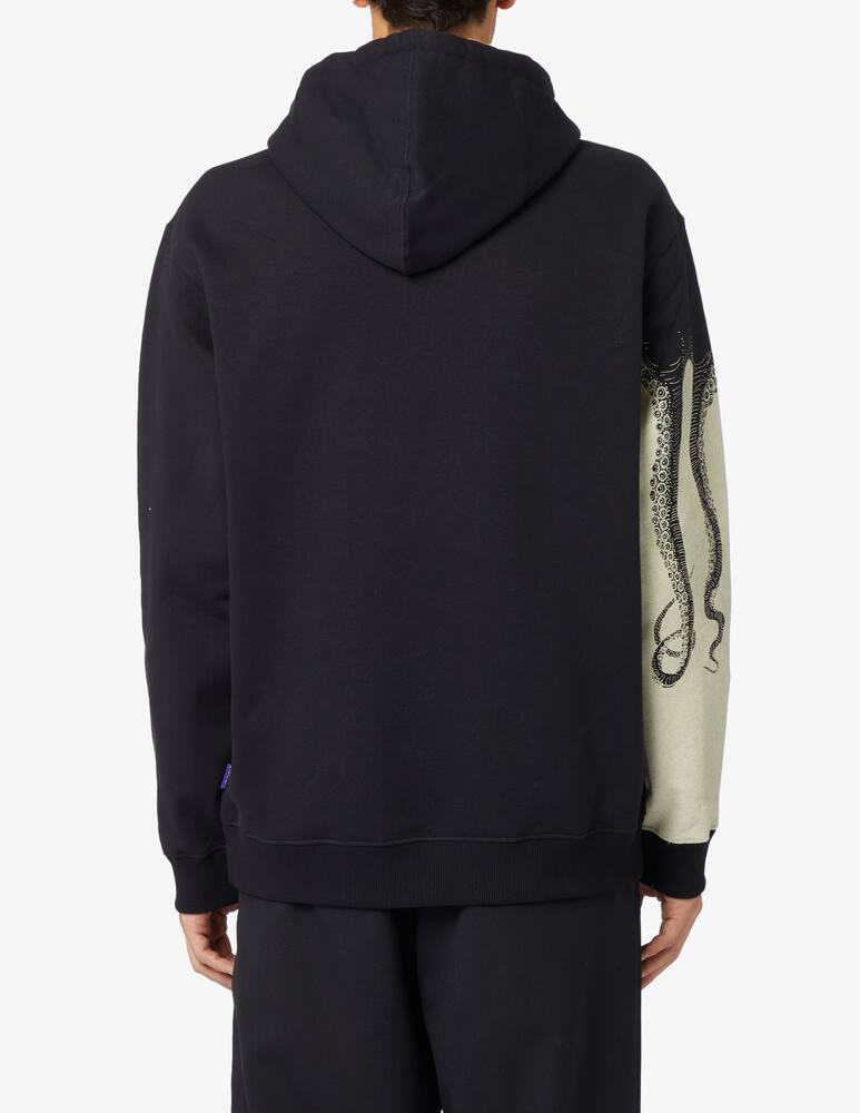 rinascente Octopus Outline logo hoodie