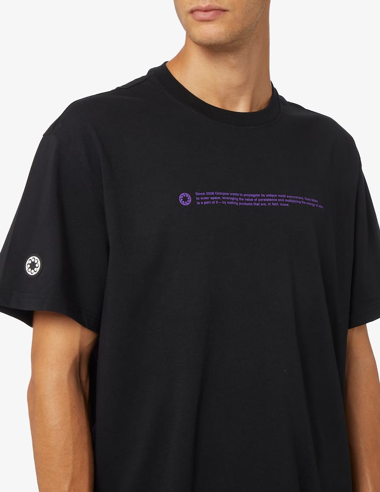 rinascente Octopus T-shirt outline logo