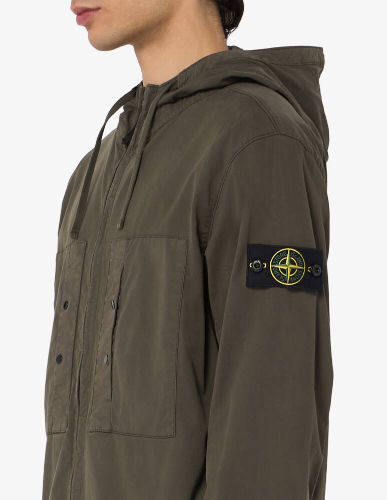 rinascente Stone Island Giacca zip cappuccio cotone
