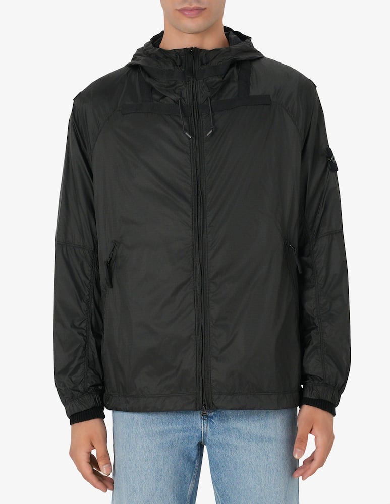 rinascente Stone Island Hooded ripstop jacket