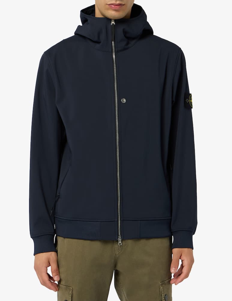 rinascente Stone Island Hooded softshell jacket