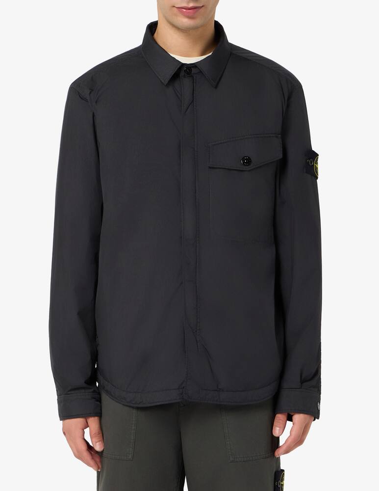 rinascente Stone Island Coach crinkle nylon jacket