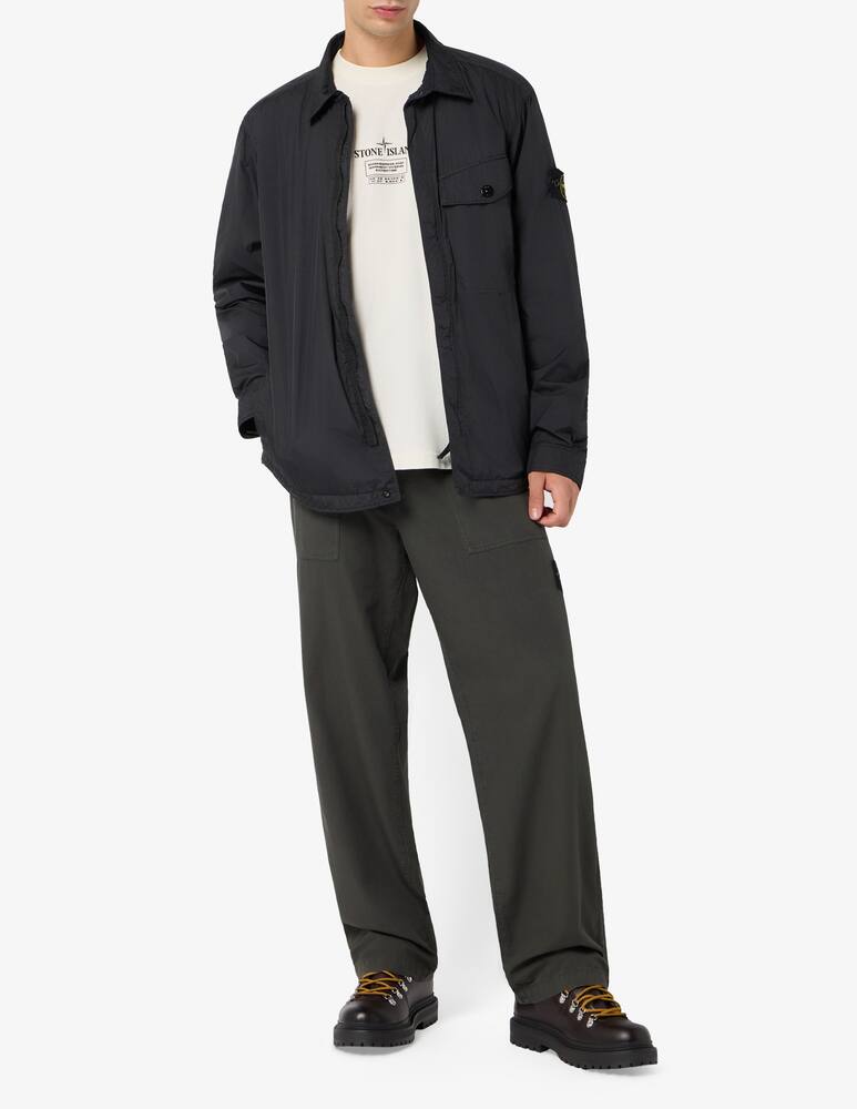 rinascente Stone Island Coach crinkle nylon jacket