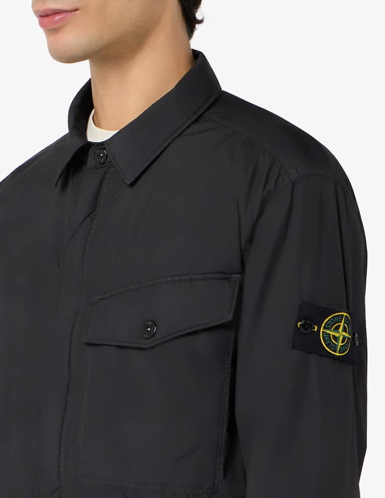 rinascente Stone Island Coach crinkle nylon jacket