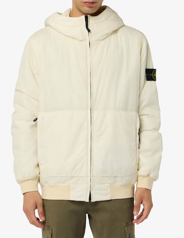 rinascente Stone Island Crinkle nylon hooded jacket