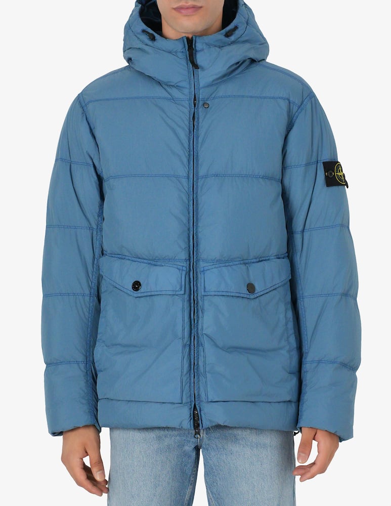 rinascente Stone Island Piumino cappuccio nylon
