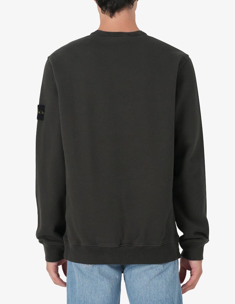 Stone Island Felpa in cotone fleece - immagine 3 Stone Island Felpa in cotone fleece - immagine 3