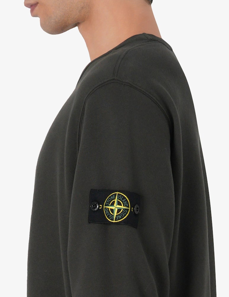 Stone Island Felpa in cotone fleece - immagine 4 Stone Island Felpa in cotone fleece - immagine 4