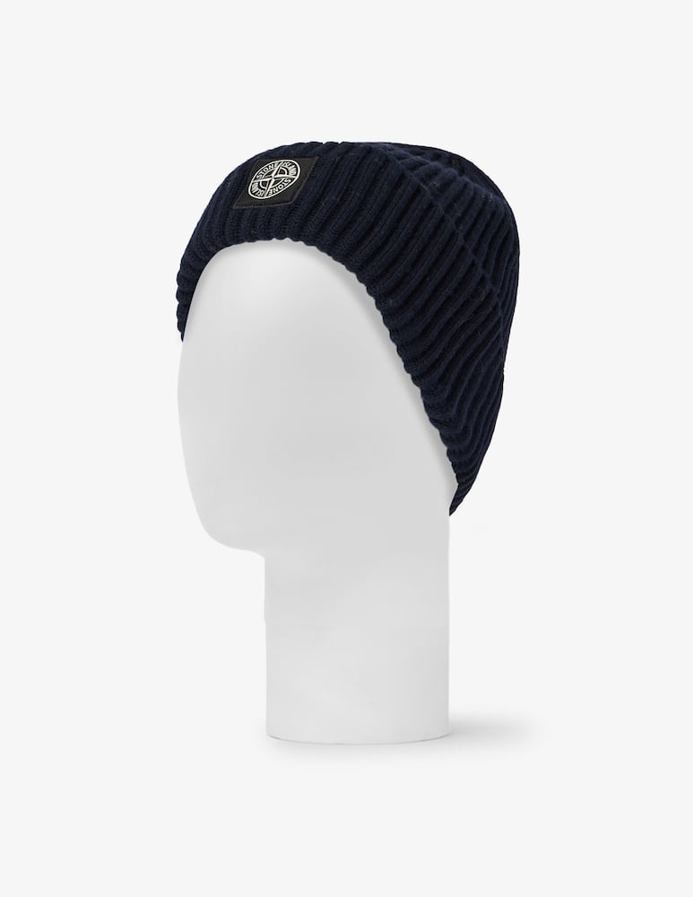 rinascente Stone Island Berretto a coste in lana