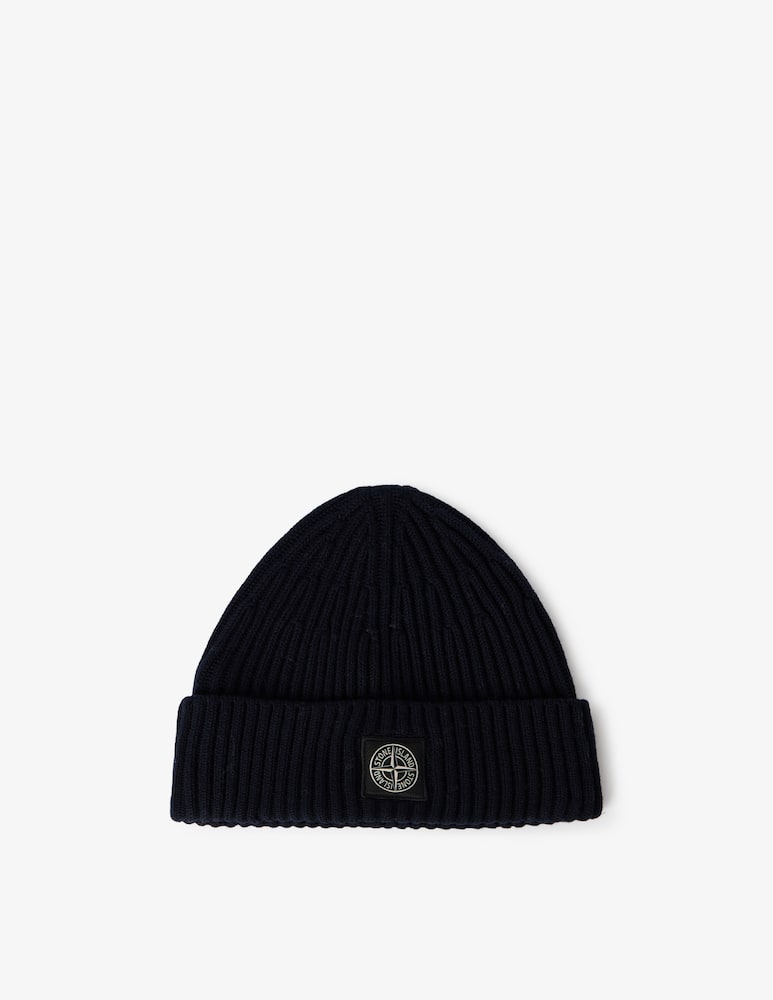 rinascente Stone Island Berretto a coste in lana