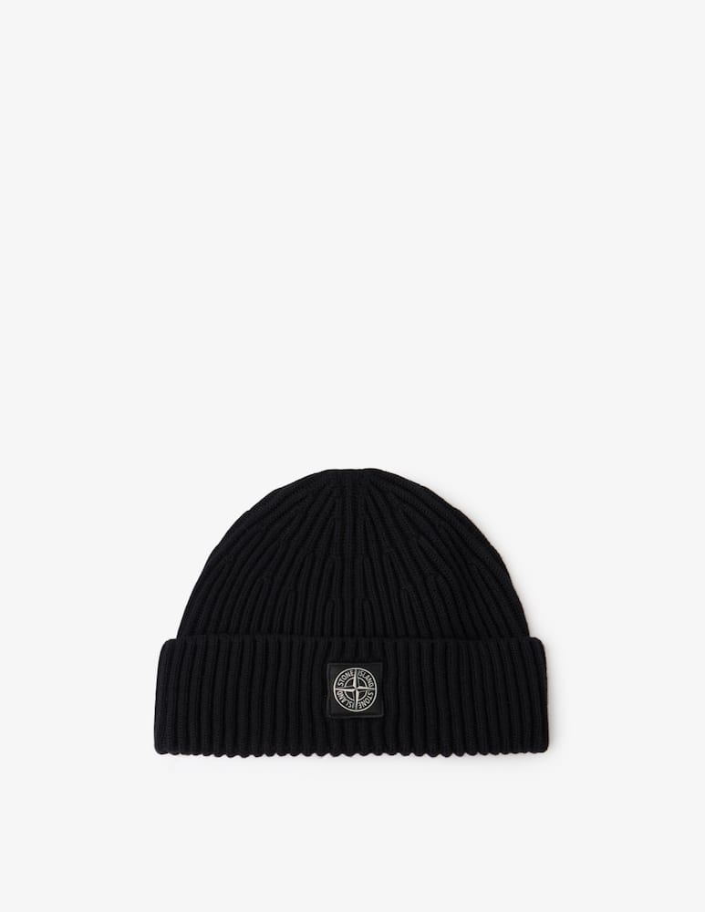 rinascente Stone Island Ribbed wool beanie
