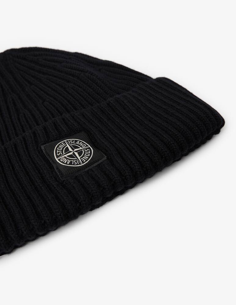 rinascente Stone Island Ribbed wool beanie