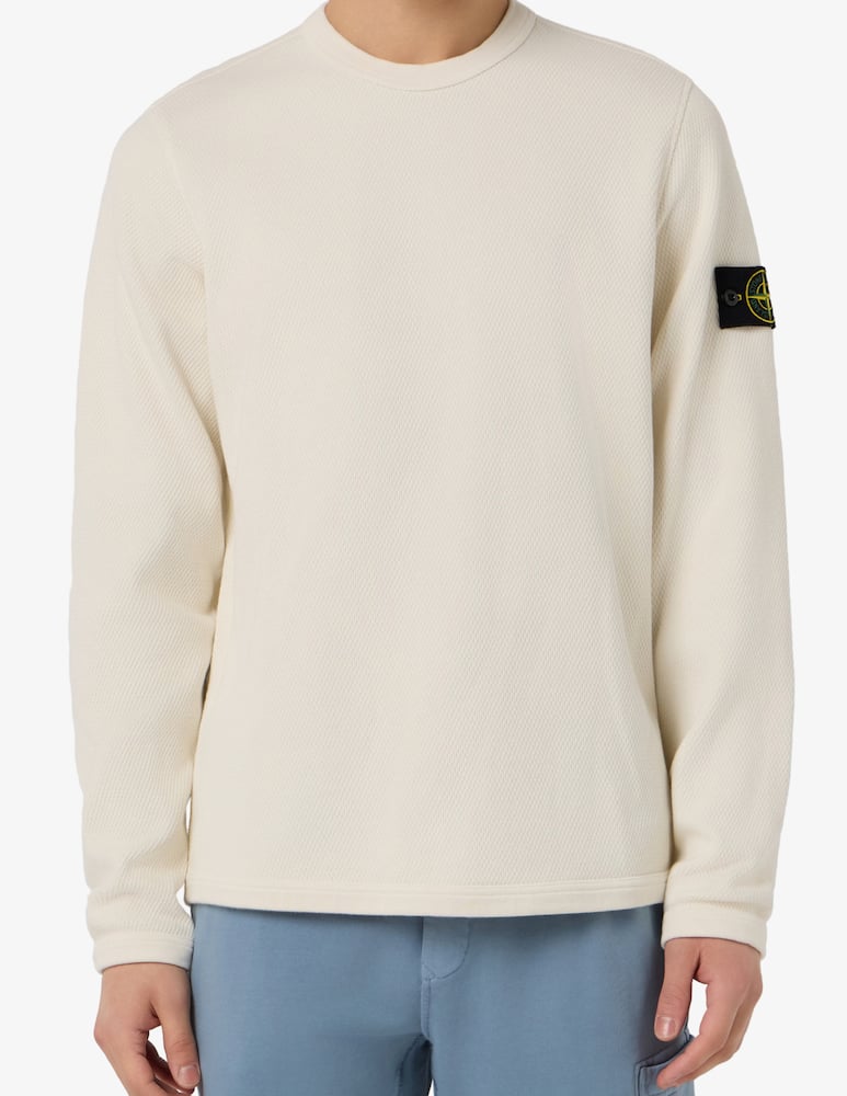 rinascente Stone Island Felpa in cotone a rete