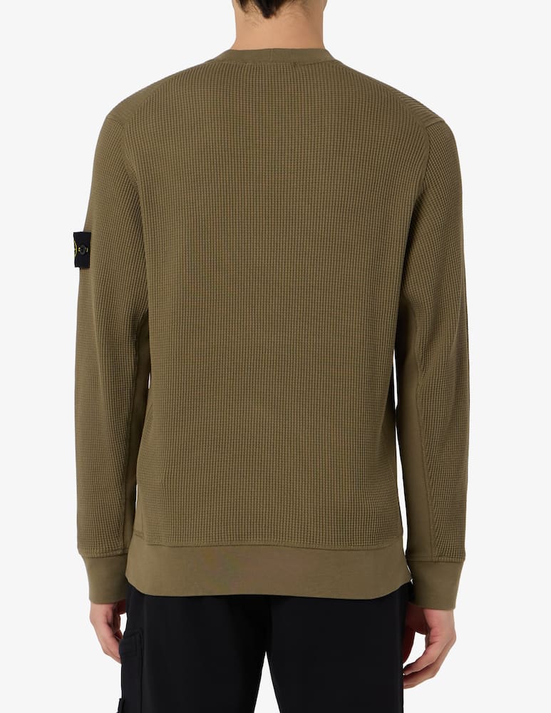 Stone Island Waffle fleece sweatshirt - picture 3 Stone Island Waffle fleece sweatshirt - picture 3
