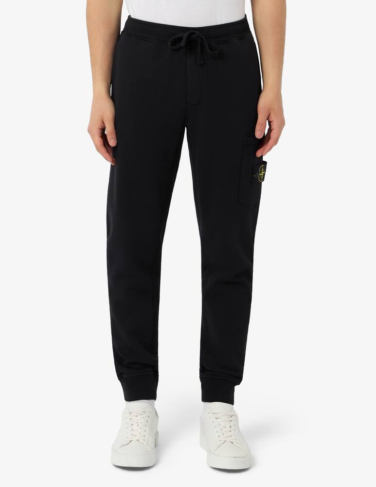 Stone Island Fleece joggers with side pocket - picture 1 Stone Island Fleece joggers with side pocket - picture 1