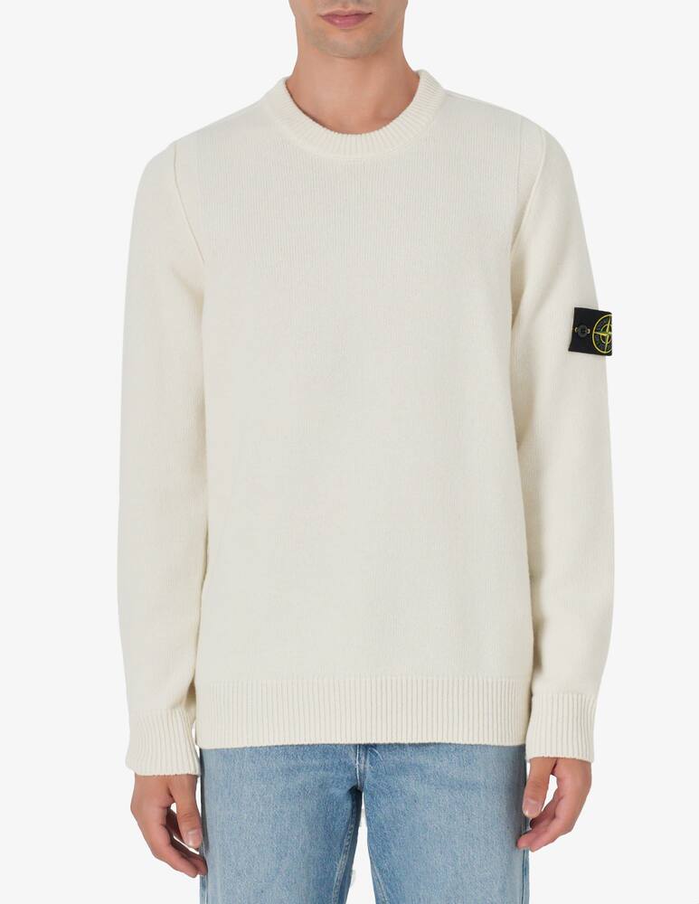 Stone Island Maglia girocollo in lana - immagine 1 Stone Island Maglia girocollo in lana - immagine 1