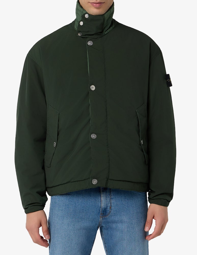 rinascente Stone Island Giacca coach in canvas