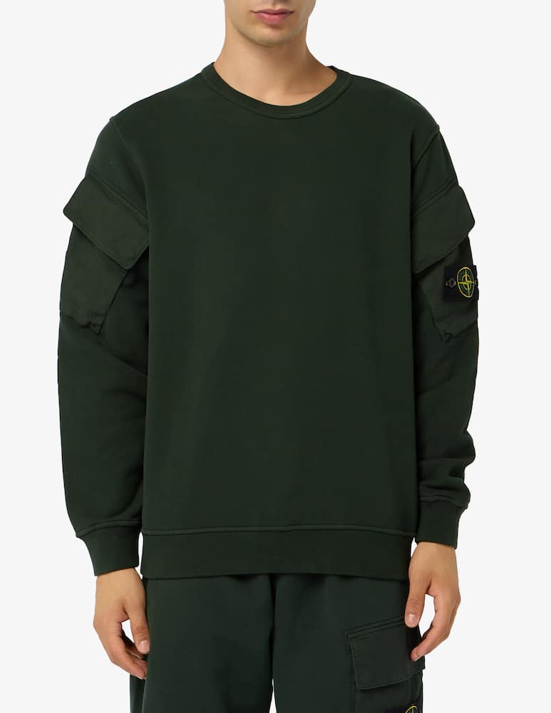 rinascente Stone Island Felpa cotone con tasche