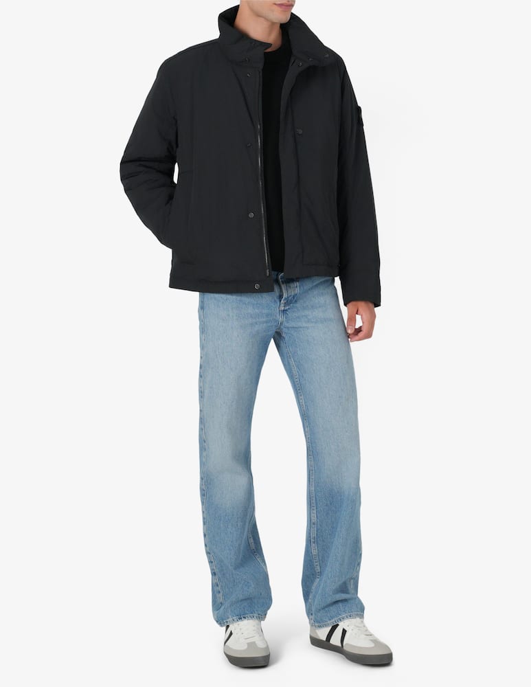 rinascente Stone Island Micro twill stand collar jacket