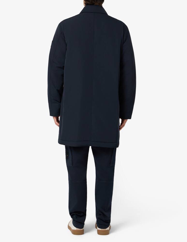 rinascente Stone Island Long micro twill coat