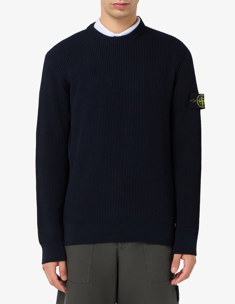 Stone Island Maglia a coste in lana - immagine 1 Stone Island Maglia a coste in lana - immagine 1