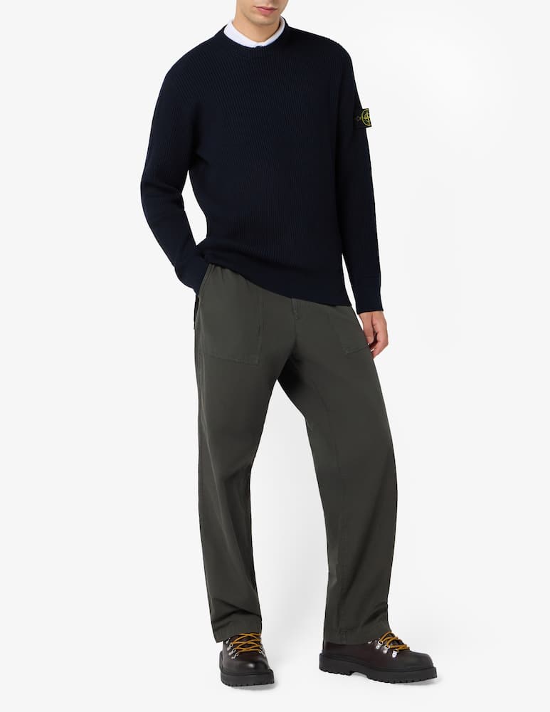 rinascente Stone Island Maglia a coste in lana