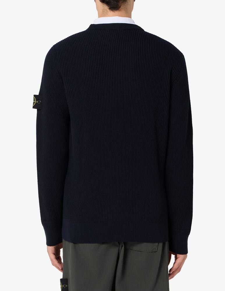 Stone Island Maglia a coste in lana - immagine 3 Stone Island Maglia a coste in lana - immagine 3