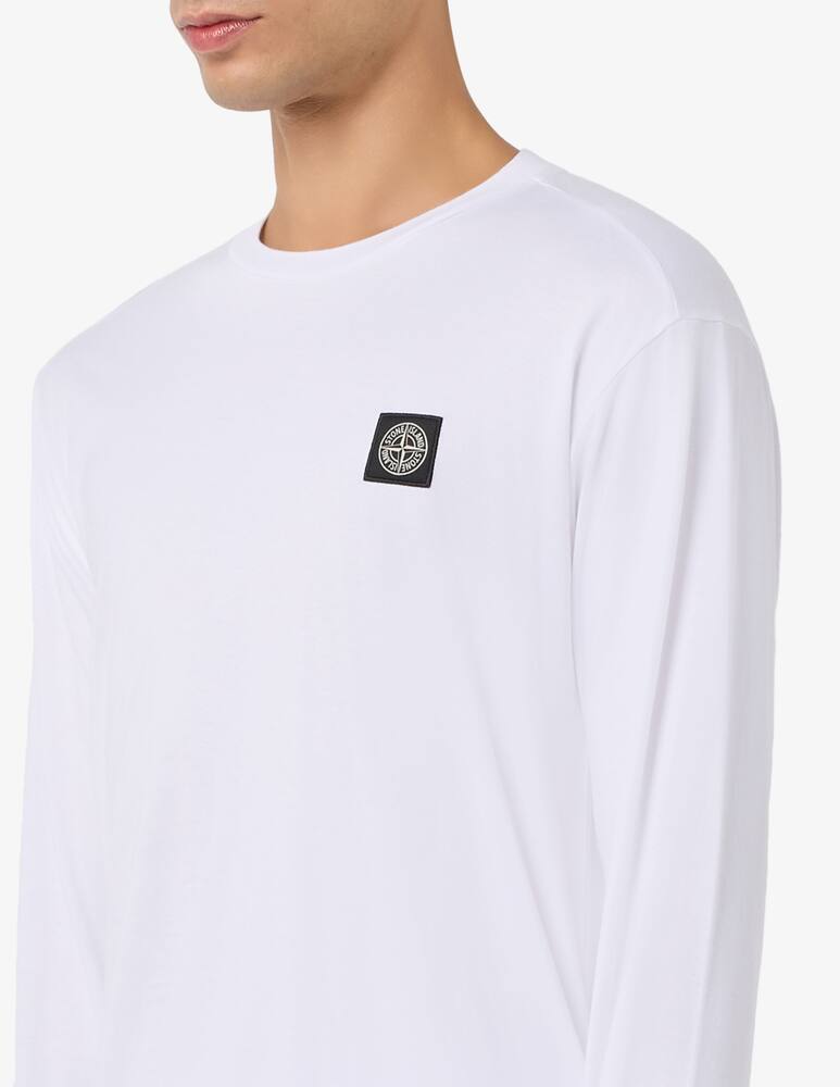rinascente Stone Island Maglia patch slim