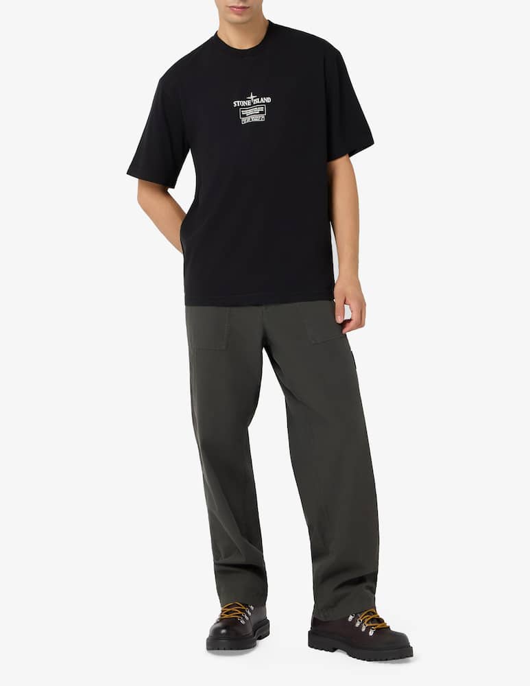 rinascente Stone Island T-shirt logo industrial